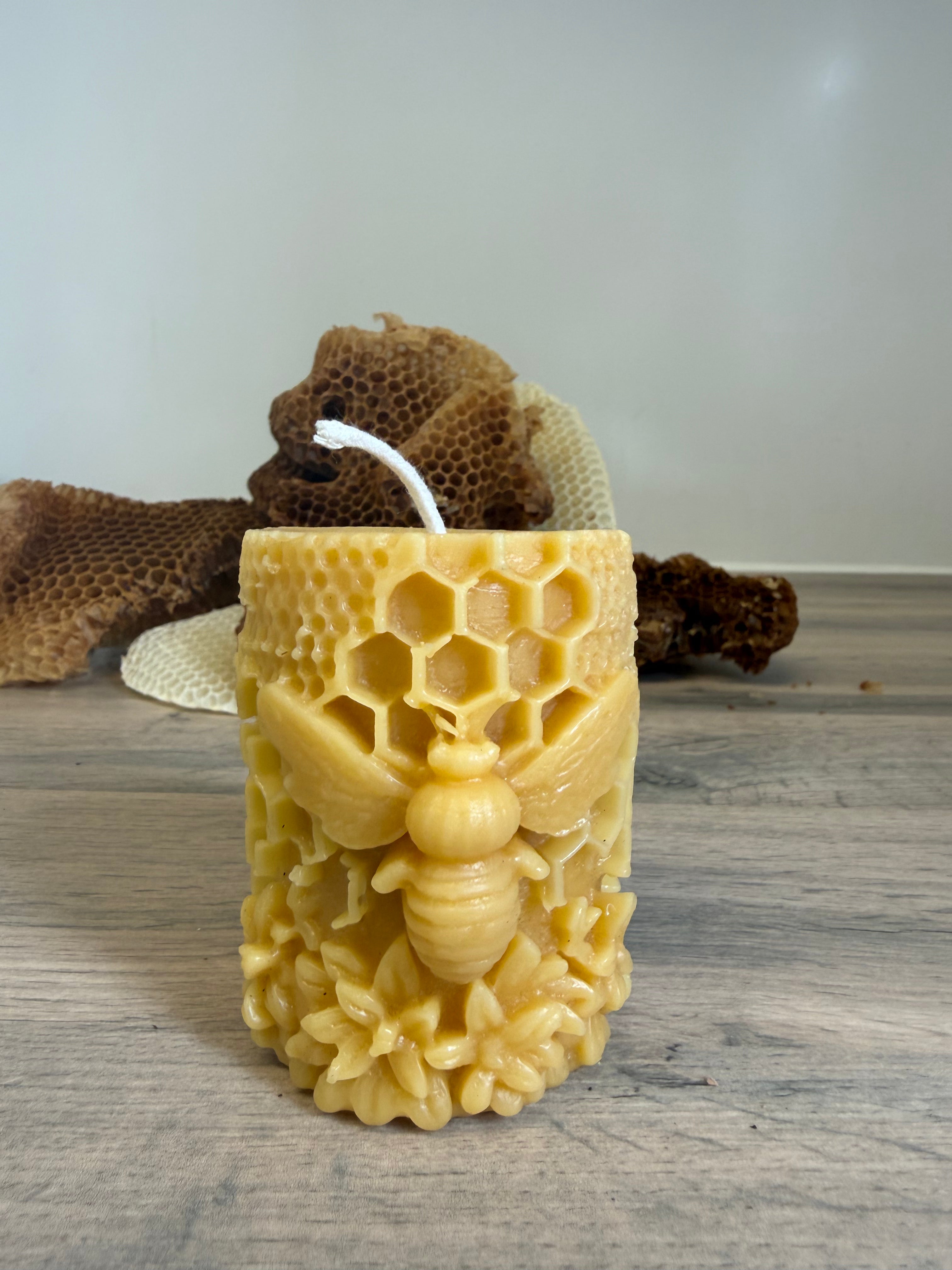 pure bee wax candle