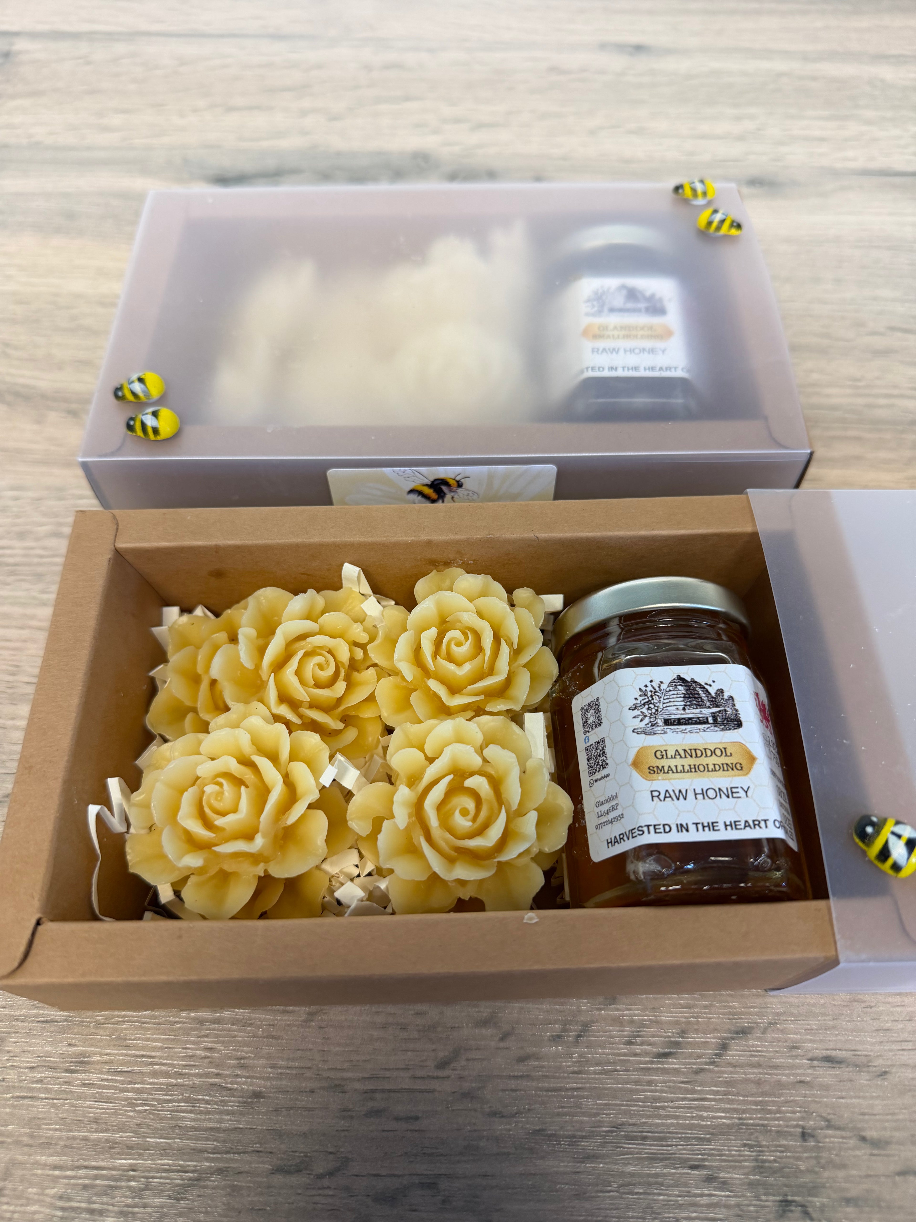 Honey & wax melt gift set
