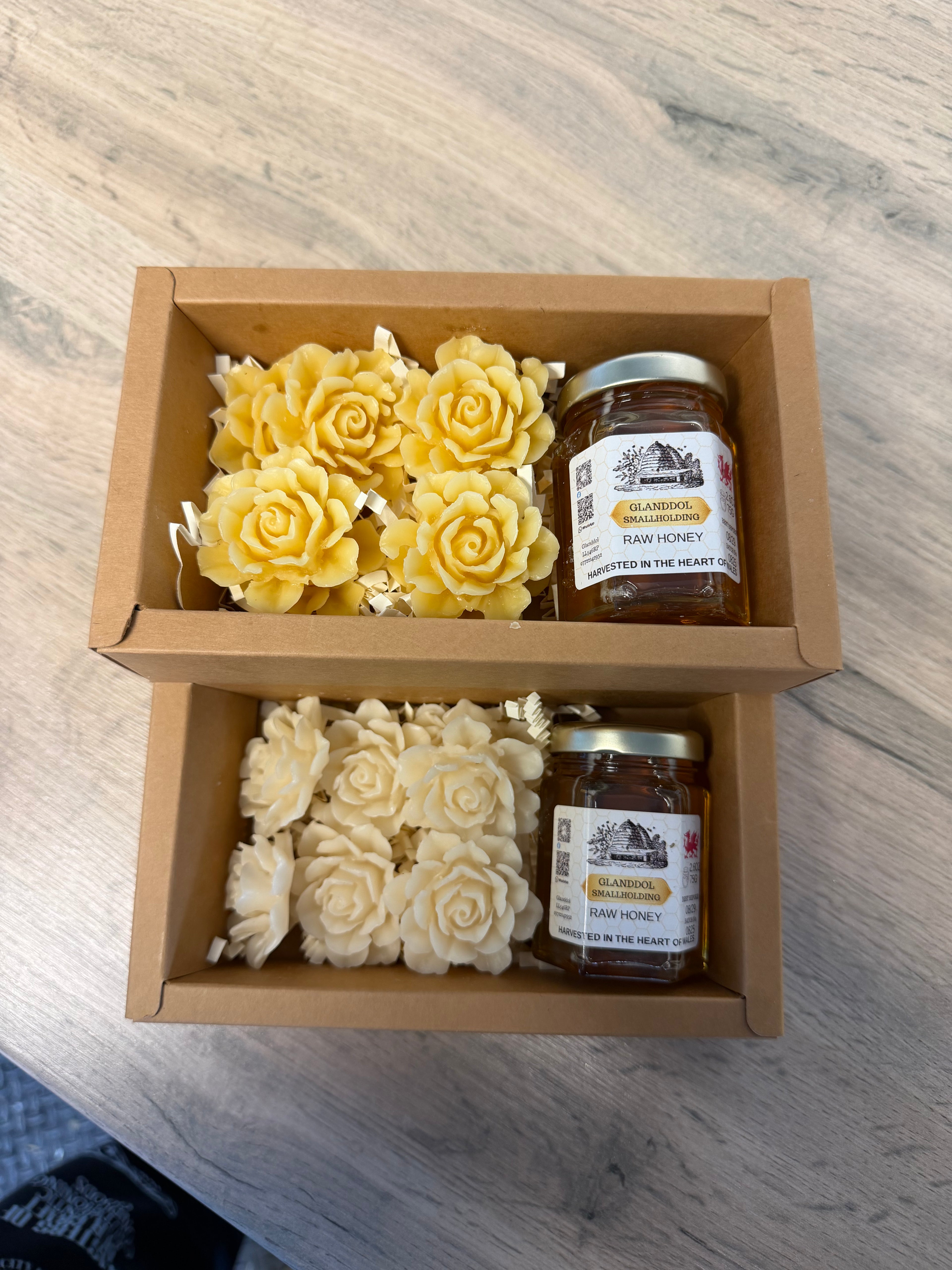 Honey & wax melt gift set