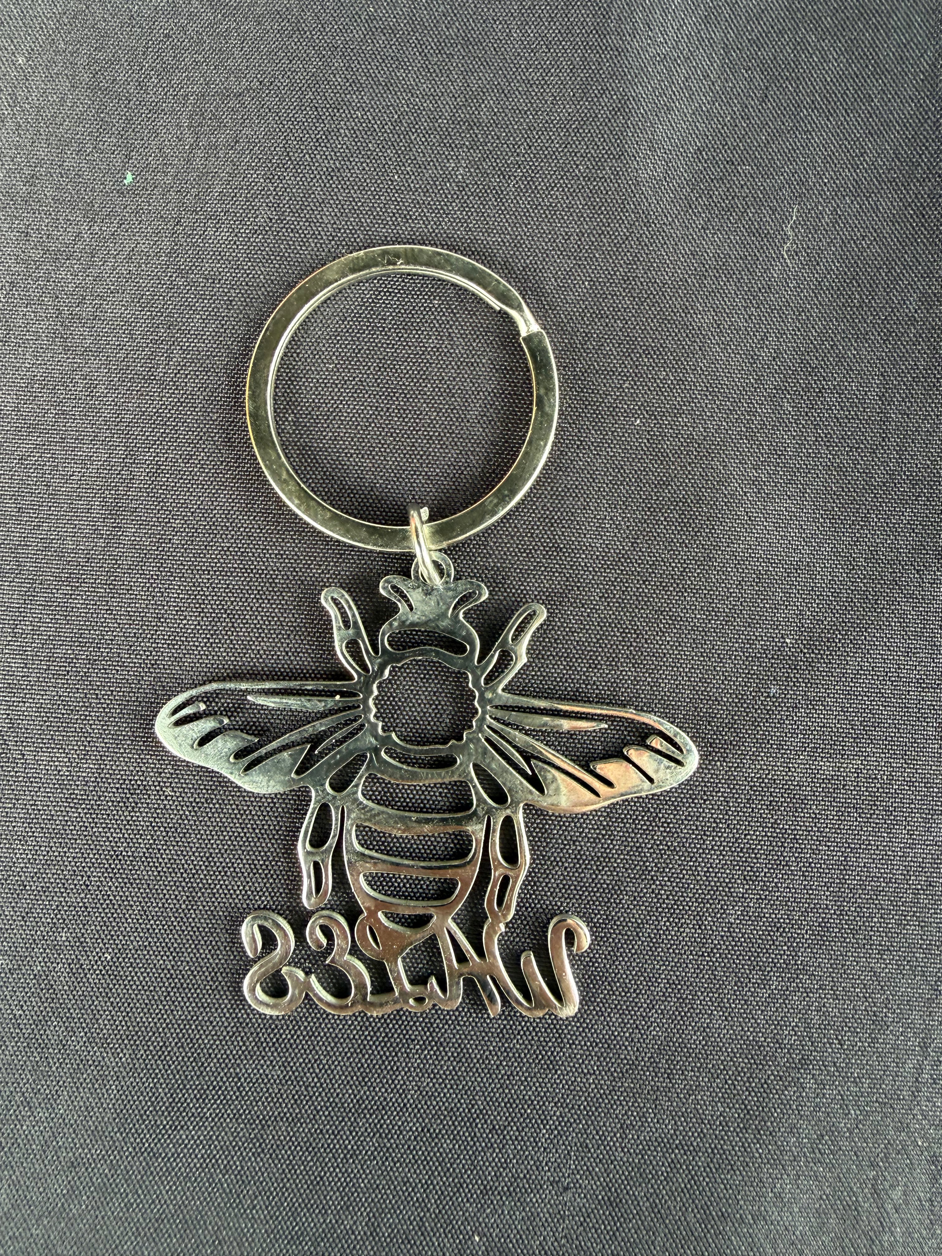 Bee wales key ring