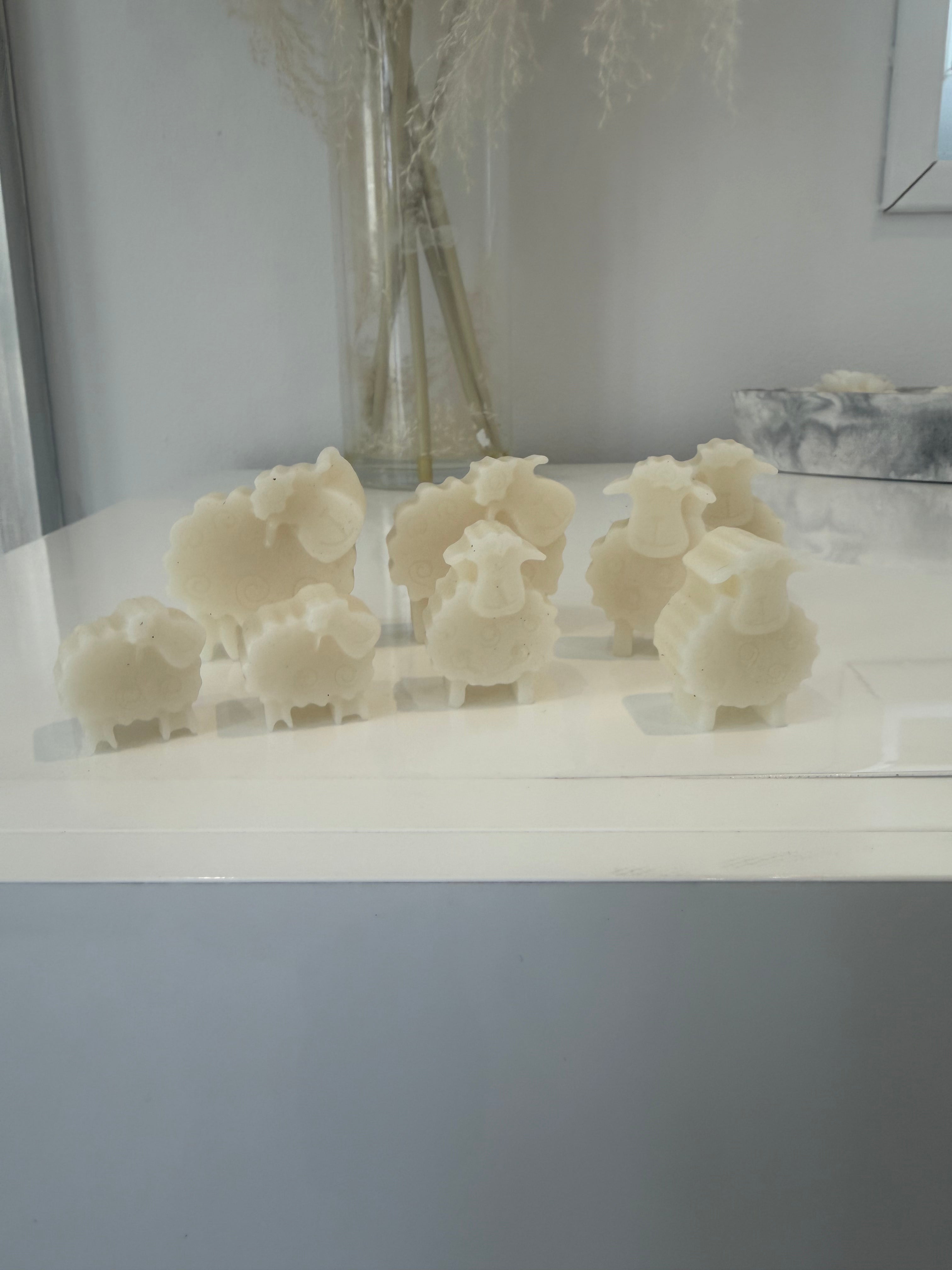 Sheep melts pure white bees wax