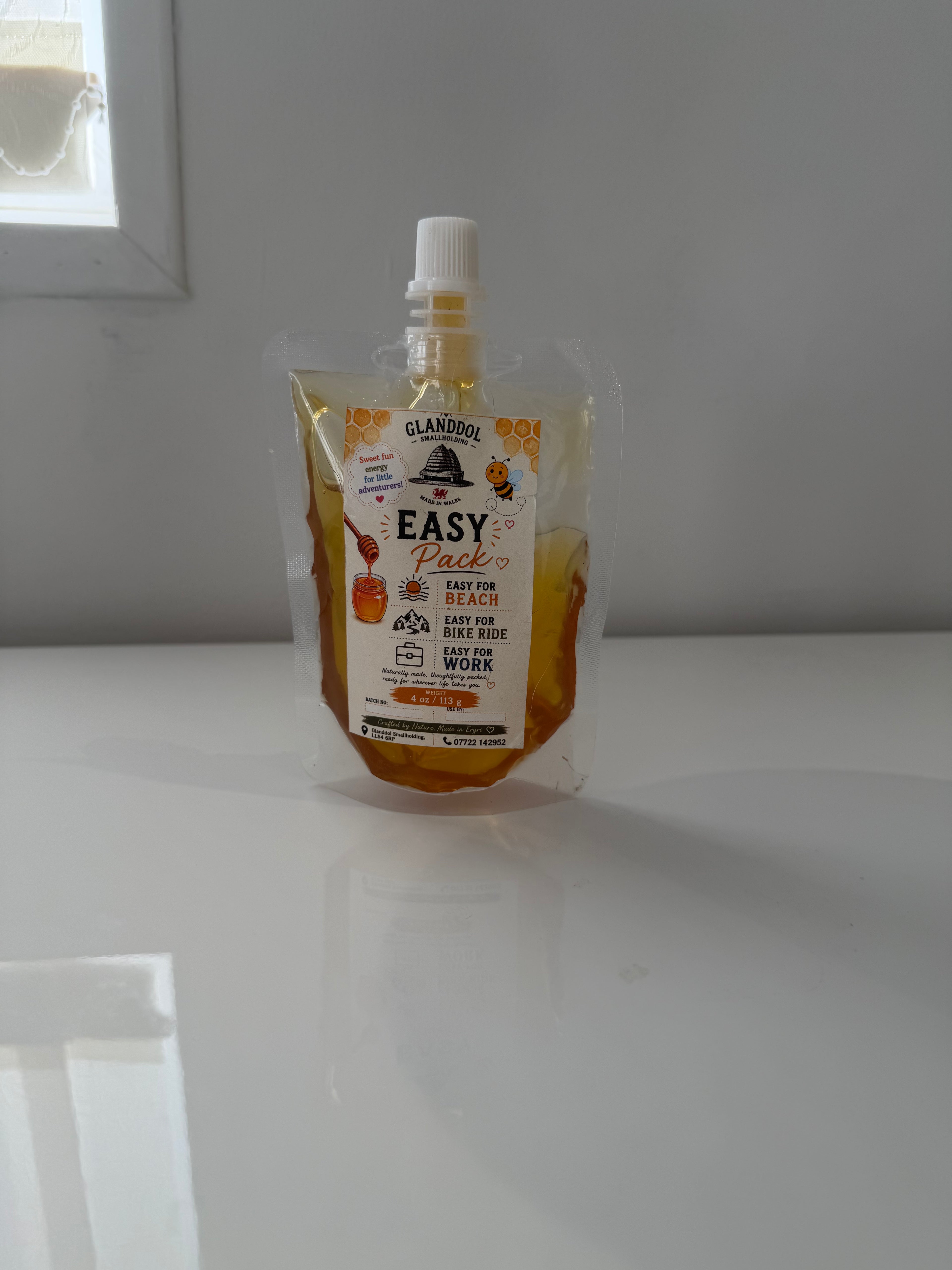 Easy pack Honey on the go