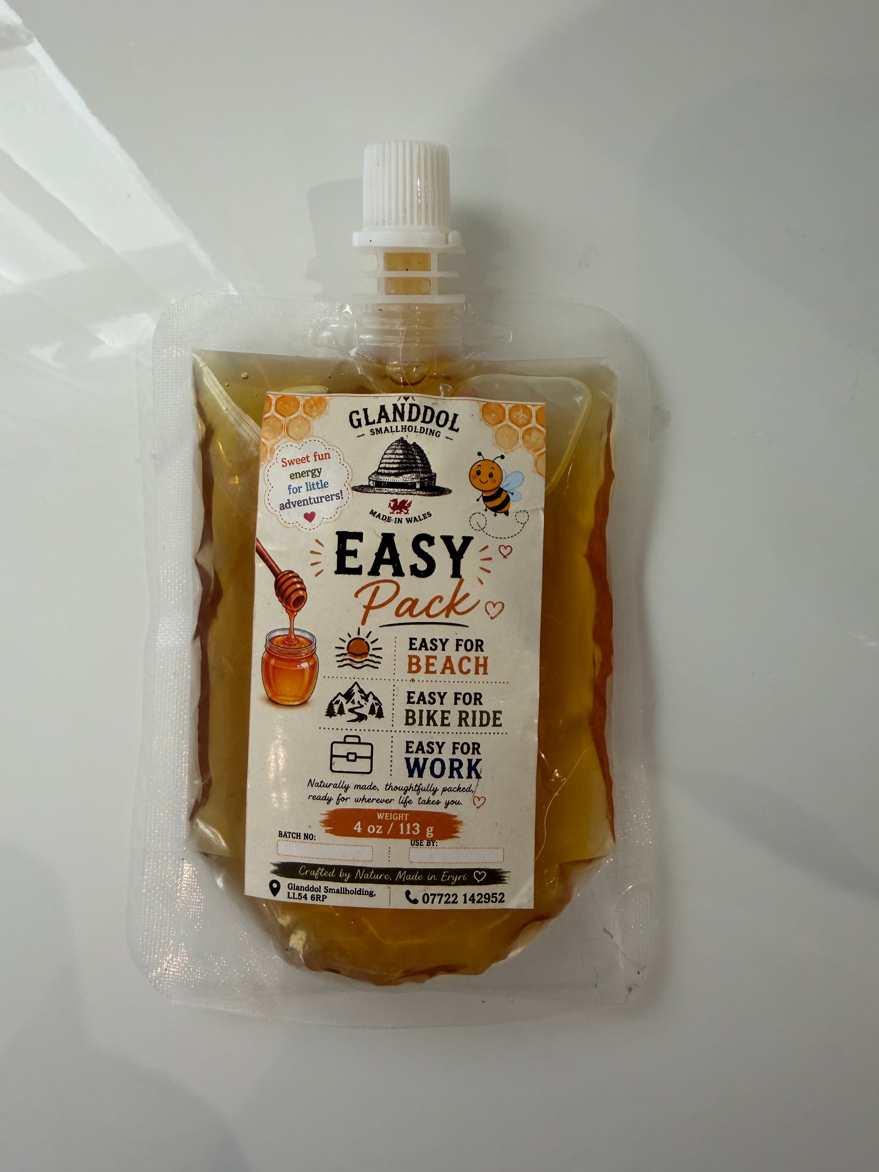 Easy pack Honey on the go